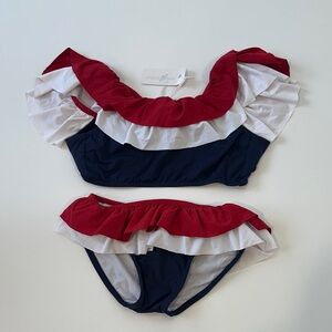 NWT Planet Sea Ruffled Bikini